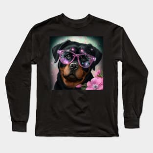 Fashionable Rottweiler Long Sleeve T-Shirt